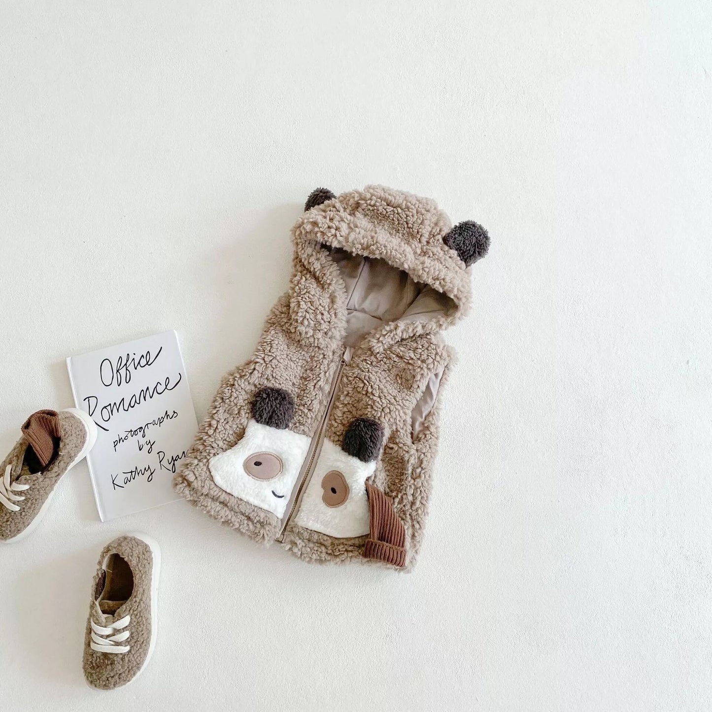 Baby/Toddler Vest, Cardigan. Panda and Bunny Cardigan