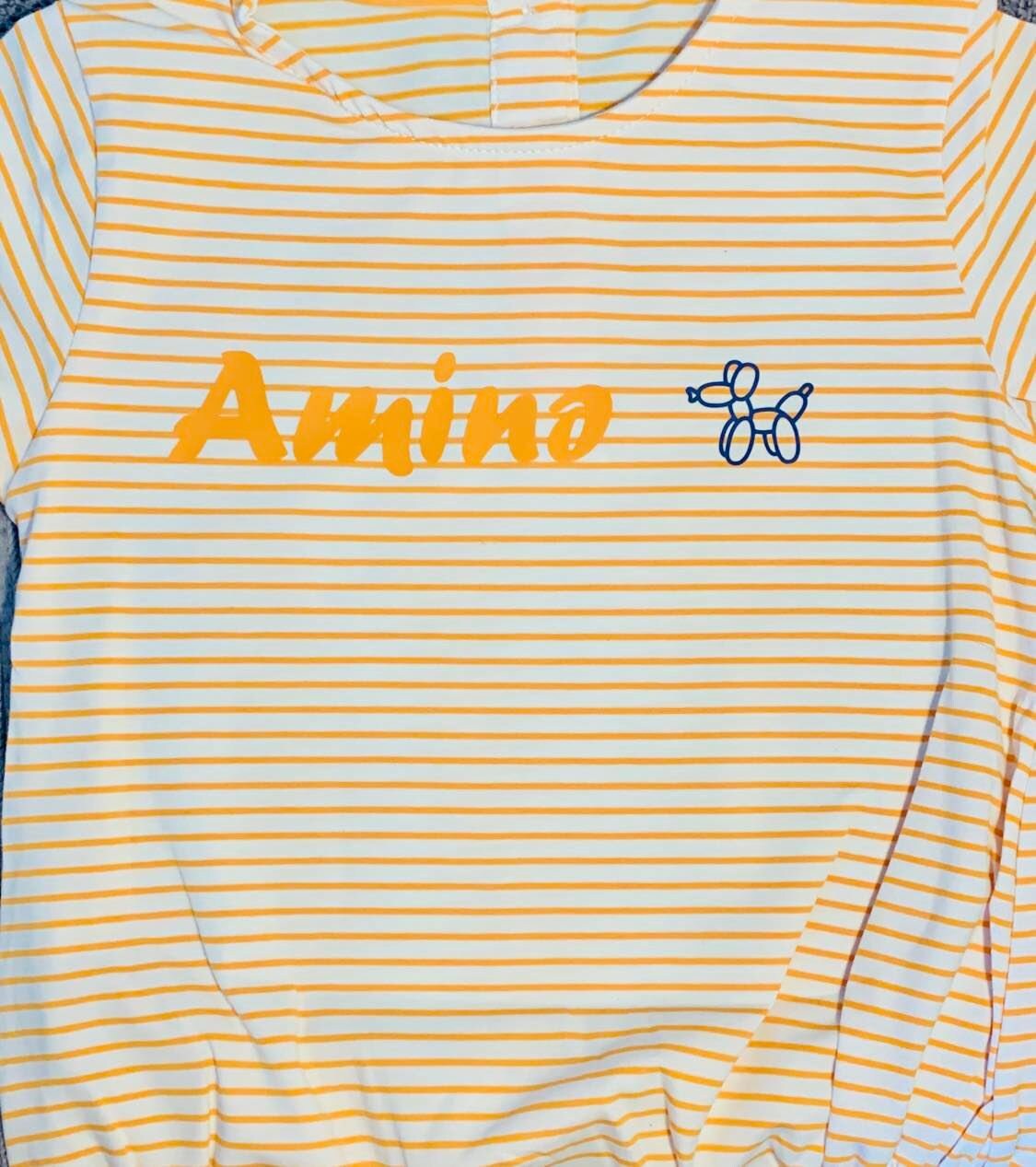 Personalized name, striped romper for baby and toddler, Baby Shower gift , Gender Neutral Oversized romper for spring/summer