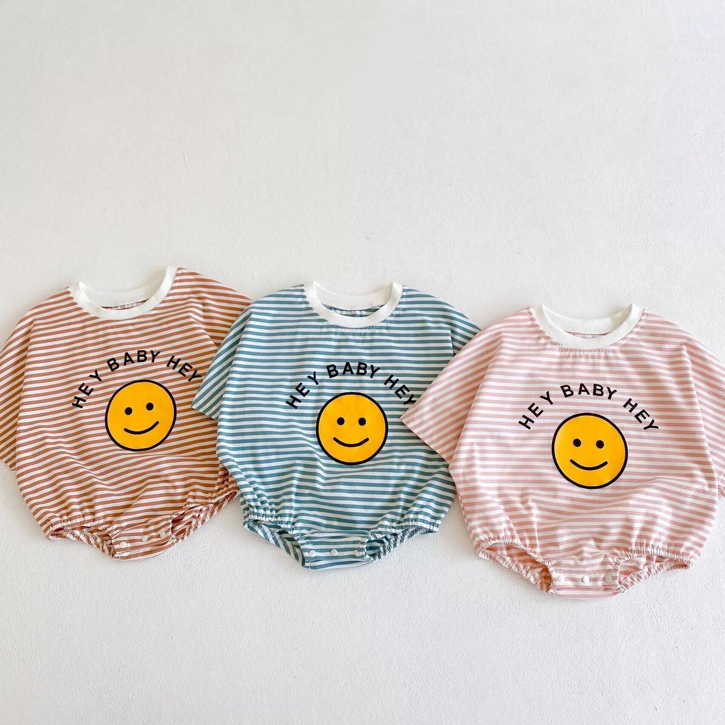 Smiley face oversized, bubble Baby and Toddler Romper
