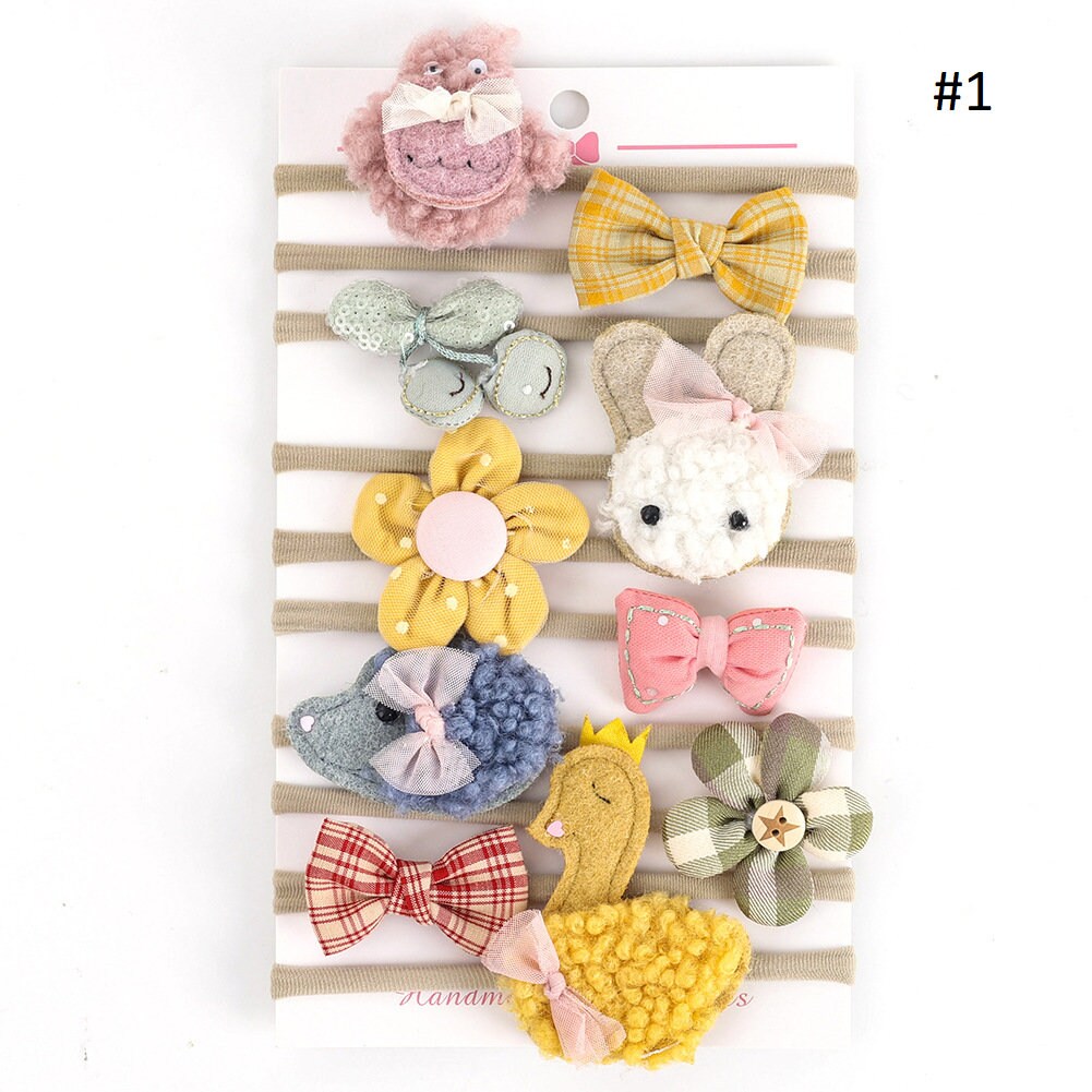 Nylon Baby Headbands, Baby Hair Bows, Baby Shower gift