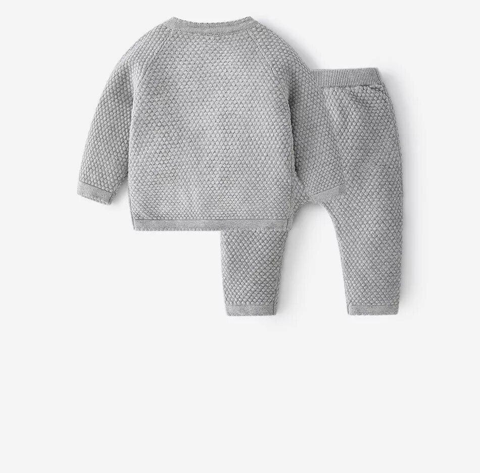 Knitted 2 piece set Baby/Toddler sweater and pants. 2 set baby clothing. Knitwear for kids