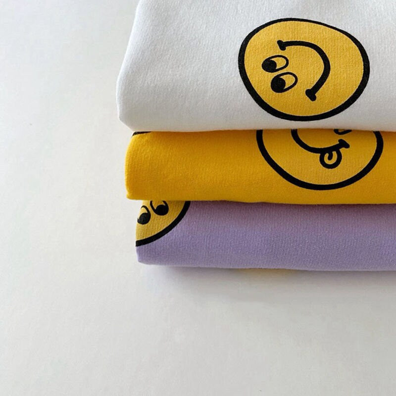 Smiley Face Summer Toddler Shirt and Short Set