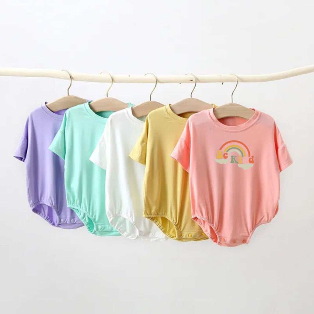 Be Kind Oversized, Bubble T-shirt Romper