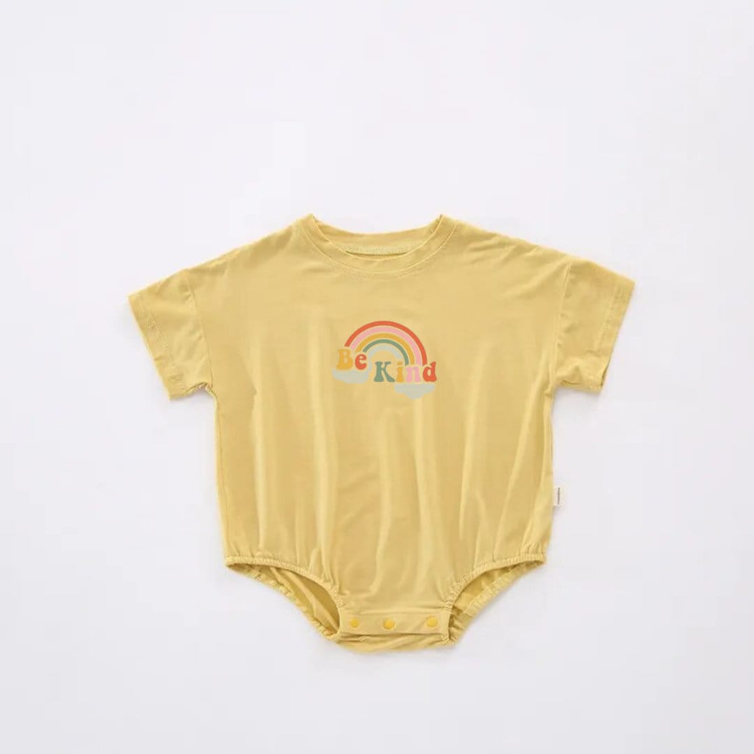 Be Kind Oversized, Bubble T-shirt Romper