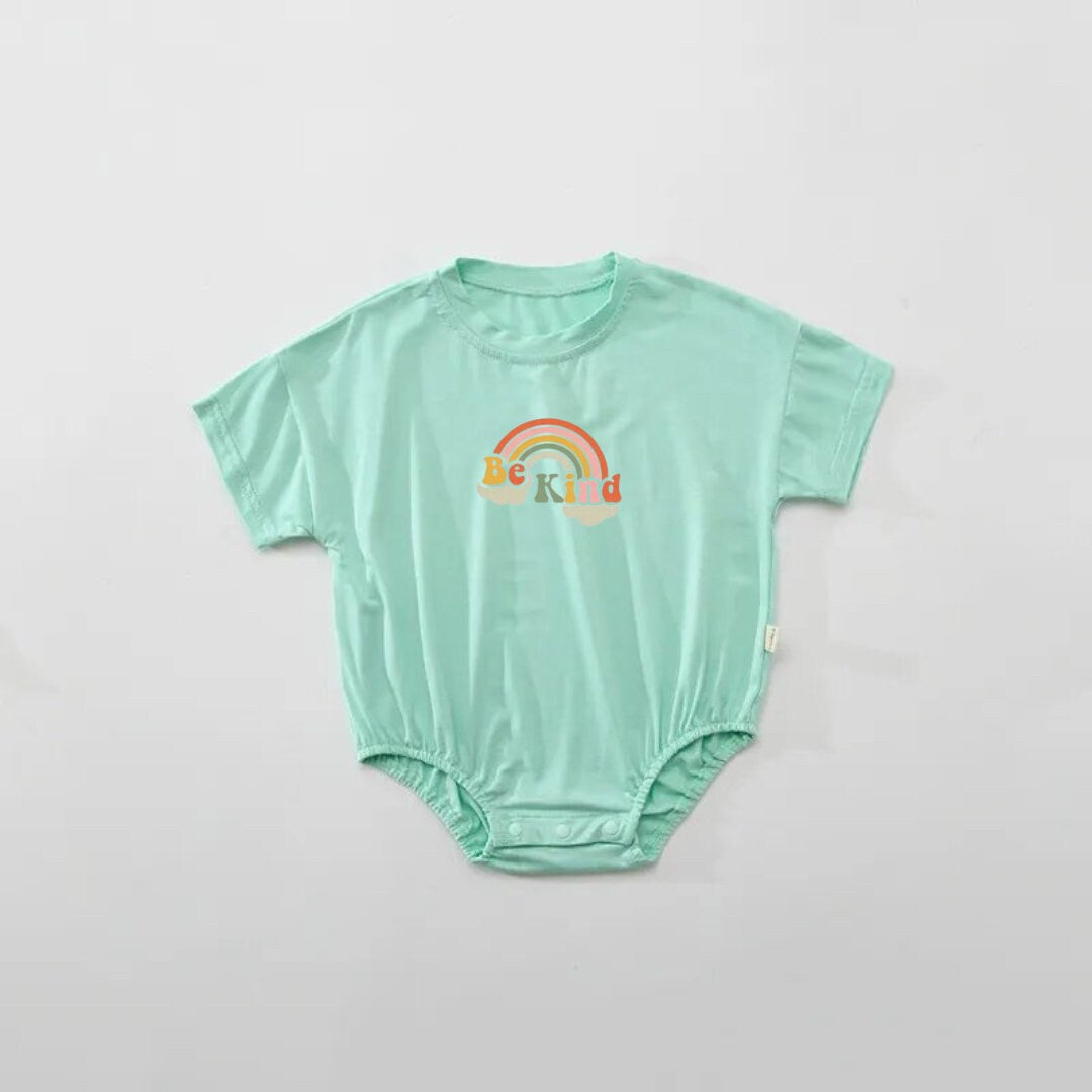 Be Kind Oversized, Bubble T-shirt Romper