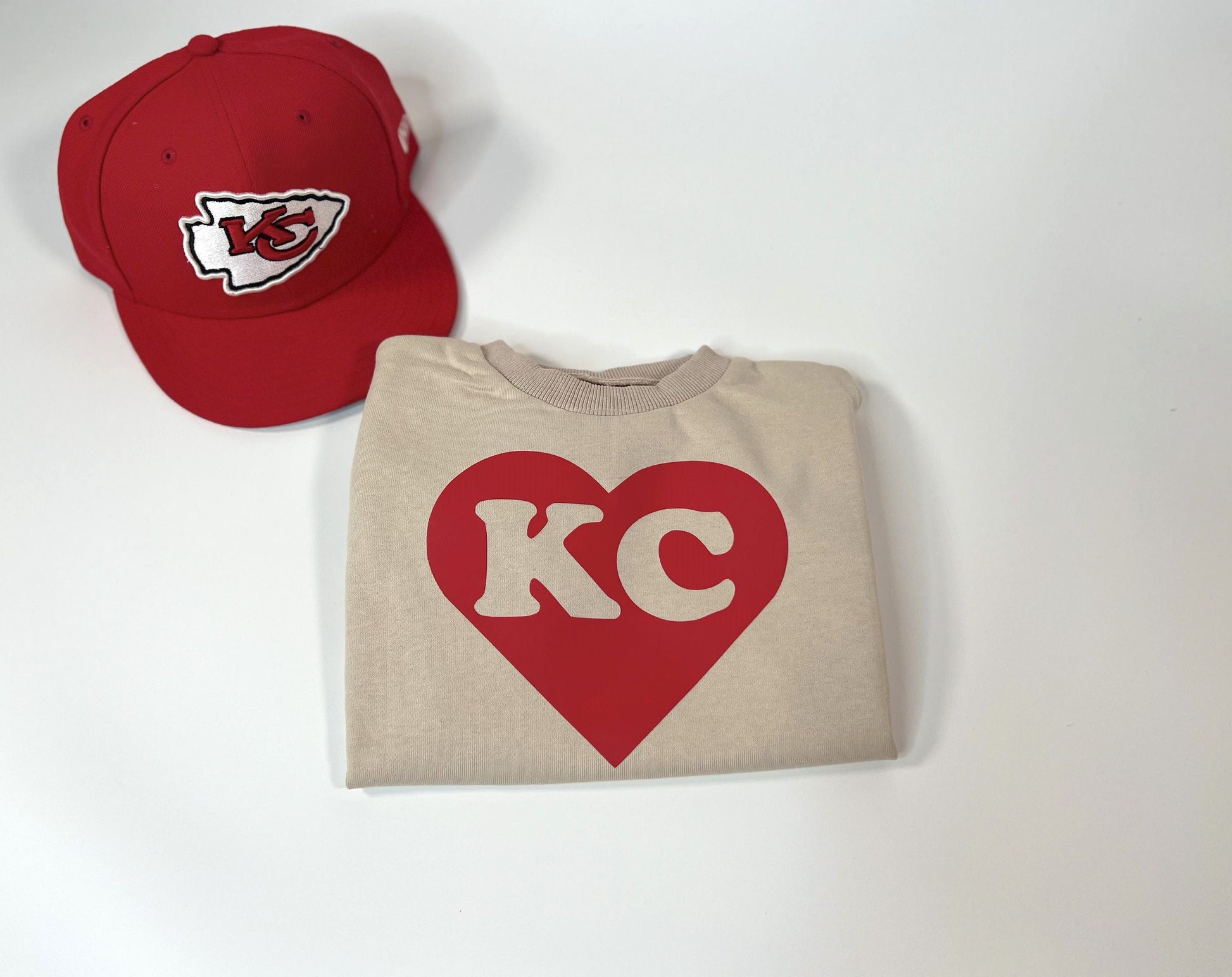 Chiefs, KC Bubble Sweatshirt romper for baby/infant/toddler. Oversized Sweatshirt