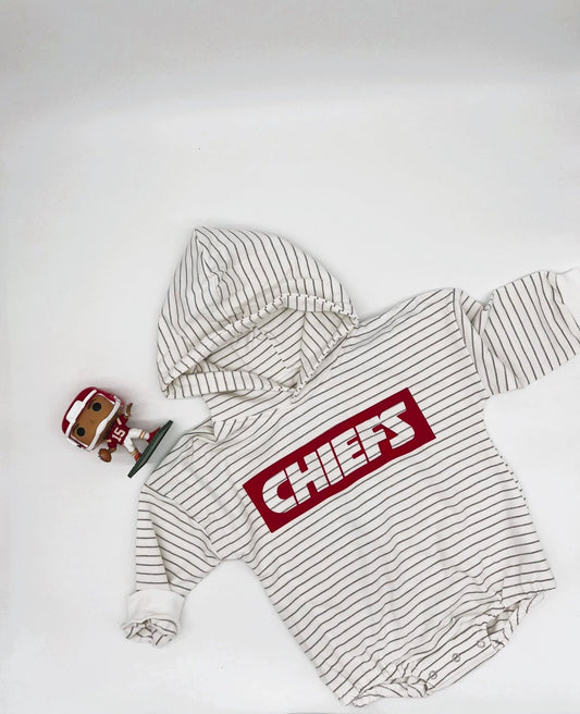 Chiefs Hoodie Sweater Romper/ Sweatshirt for Babies and Toddlers