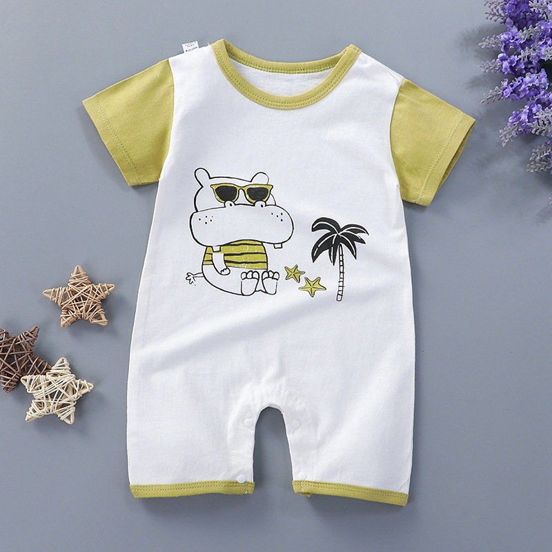 Cotton Romper for baby, toddler, Cute Summer outfit, Baby Shower gift