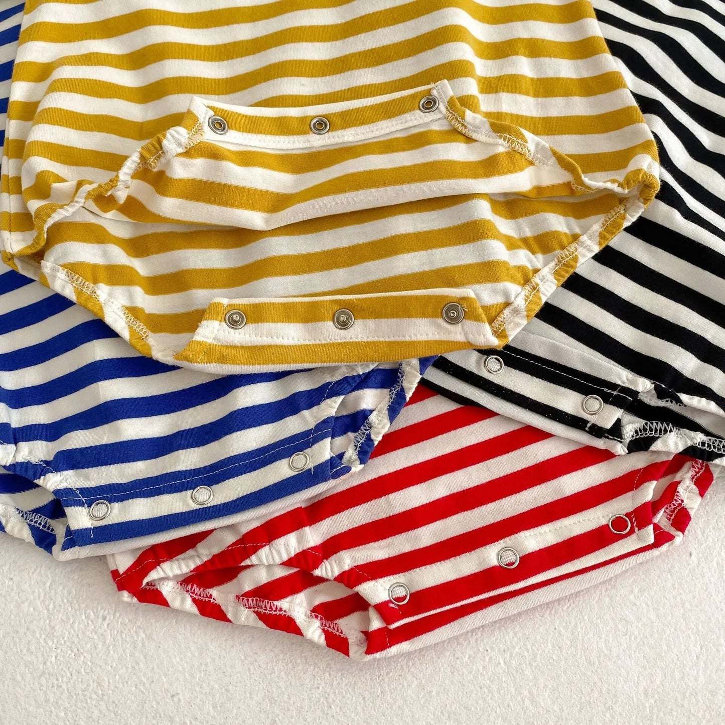 Striped Oversized, Bubble T-shirt Romper