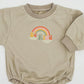 Cute Bubble Sweatshirt romper for baby/infant/toddler. Oversized Sweatshirt