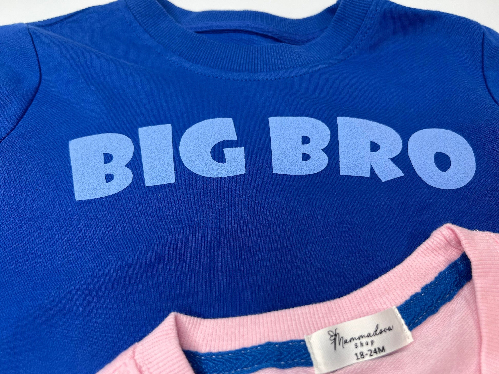 Big Bro, Big Sis, Lil Bro, Little Sis Sweater romper for kids/toddlers. 18 months to 5T