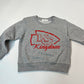 Chiefs, KC Sweater romper for kids/toddlers. Kansas City Kingdom Sweatshirt